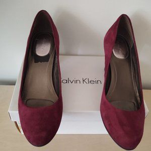 Calvin Klein Suede Pumps